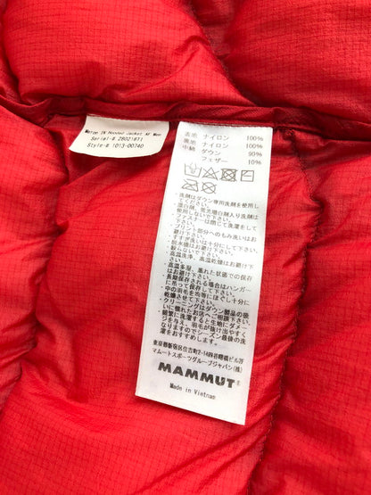 【中古品】【メンズ】 Mammut マムート MERON IN HOODED JACKET 1013-00740 メロン イン フーデット ジャケット アウター ダウンジャケット 144-240912-ki-3-tag サイズ：M カラー：ブラック 万代Net店