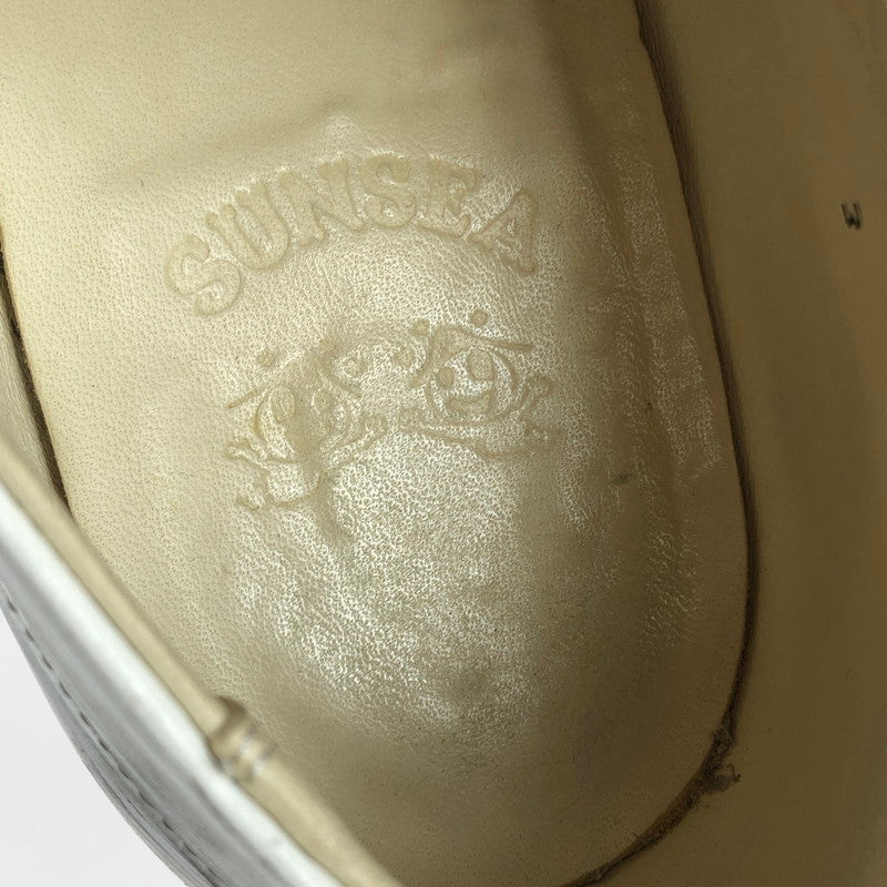 【中古品】【メンズ】 SUNSEA サンシー 2-TONE TAP SHOES ツートン タップシューズ 靴 164-240628-mo-1-tag サイズ：3 カラー：ホワイト/ブラック 万代Net店