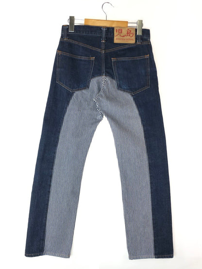 【中古品】【メンズ】  KOJIMA GENES 児島ジーンズ  日本製 Monkey combo モンキーコンボ  hickory denim pants ヒッコリーデニムパンツ デニムパンツ ボトムス 156-240703-SS-6-tag サイズ：30 カラー：インディゴ 万代Net店