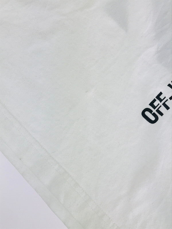 【中古】【メンズ】 OFF-WHITE オフホワイト 16AW DIAGONALS TEE ダイアゴナル Tシャツ 半袖 トップス 142-241106-mo-01-tag サイズ：M カラー：ホワイト 万代Net店