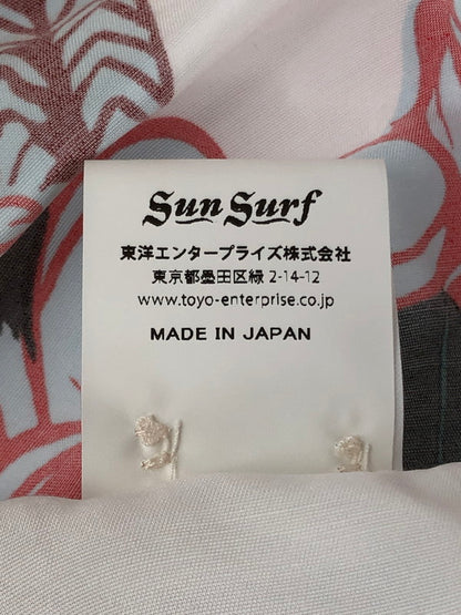 【中古品】【メンズ】 SUN SURF サンサーフ  EDITION HULA GIRL SS28422 スペシャル エディション フラガール アロハシャツ 長袖 トップス 145-240701-yk-3-tag サイズ：Ｍ カラー：OFF WHITE 万代Net店