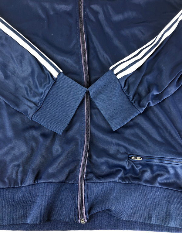 【現状渡し品】【メンズ】 adidas アディダス 70’s VINTAGE TRACK JACKET 70年代 VENTEX社製 ヴィンテージ トラックジャケット ライトアウター 146-240710-mo-4-tag サイズ：L カラー：ブルー 万代Net店