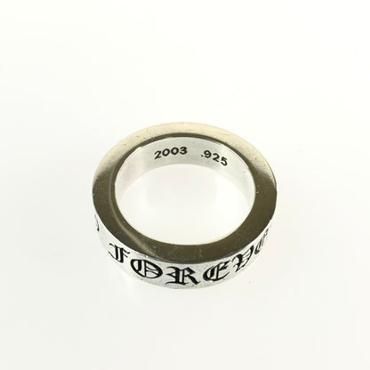 【中古品】【メンズ】 CHROME HEARTS クロムハーツ SPACER 6MM FRVR スペーサーリング 6mm フォーエバー アクセサリー 指輪 190-240625-mo-12-tag カラー：シルバー 15号 万代Net店