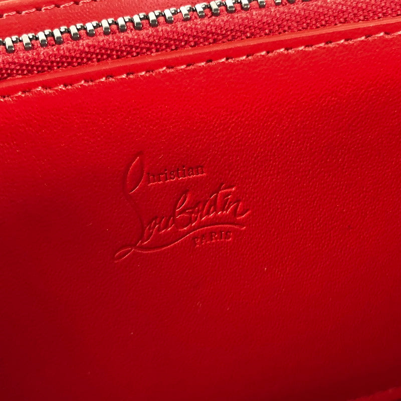 【中古品】【メンズ/レディース】 Christian Louboutin クリスチャンルブタン パネトーネ 3175224  ウルトラブラック ラウンドファスナー 財布  181-240628-SS-2-tag カラー：ウルトラブラック 万代Net店