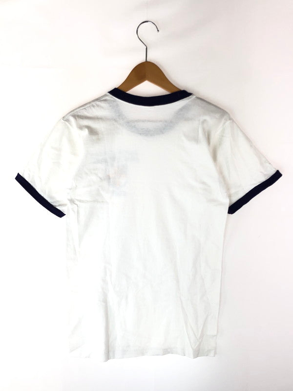 【中古品】【メンズ】 Champion チャンピオン  70'S RINGER TEE VINTAGE 70年代 リンガー Tシャツ ヴィンテージ バータグ中期 半袖 トップス 146-240701-yk-4-tag サイズ：Ｍ カラー：WHITE 万代Net店