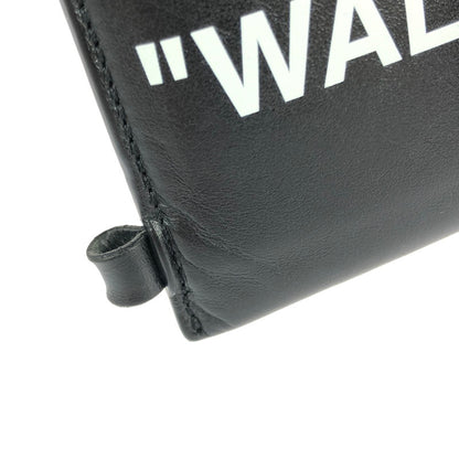 【中古品】【メンズ】  OFF-WHITE VIRGIL ABLOH オフホワイト ヴァージル アブロー QUOTE CHAIN WALLET クォート チェーン ウォレット 財布 200-240701-yk-13-tag カラー：BLACK 万代Net店