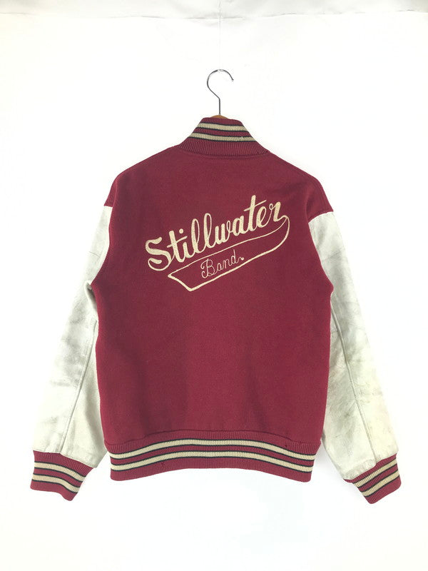 【現状渡し品】【メンズ】  KANDEL 70’s VARSITY JACKET レザー切り替え バーシティジャケット スタジャン アウター 146-240918-hi-08-tag サイズ：38 カラー：レッド 万代Net店