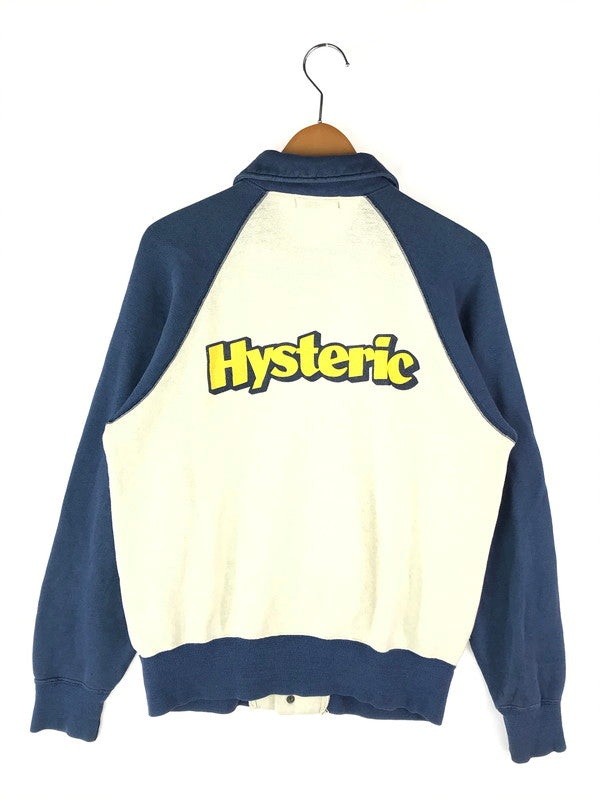 【現状渡し品】【レディース】 HYSTERIC GLAMOUR ヒステリックグラマー 90S SNAP JACKET 2CJ-1930 90年代 旧タグ デビル スナップジャケット アウター 170-241021-mo-20-tag サイズ：F カラー：アイボリー/ネイビー 万代Net店