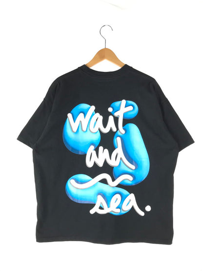 【中古品】【メンズ】  WIND AND SEA ウィンダンシー RON LOUIS LOGO PAINT TEE WDS-C-RLS-23-Q4-03 ロンルイス ロゴ ペイント Tシャツ 半袖 トップス 142-240702-ki-1-tag サイズ：L カラー：ブラック 万代Net店