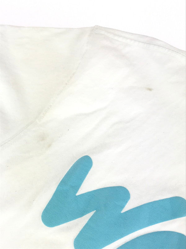 【中古品】【メンズ】  WIND AND SEA ウィンダンシー RON LOUIS ロン・ルイス WDS-C-RLS-24-Q1-04 LOGOPAINTTEE ロゴペイントTシャツ 半袖 トップス 142-240702-SS-10-tag サイズ：L カラー：ホワイト 万代Net店