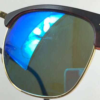 【中古品】【メンズ】 Ray-Ban レイバン CLUBMASTER RB3016 クラブマスター サングラス アイウェア アクセサリー 203-241009-hi-14-tag サイズ：51ロ21 145 カラー：ブラウン/ゴールド 万代Net店