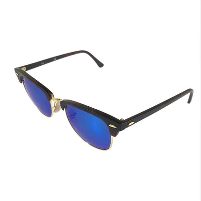 【中古品】【メンズ】 Ray-Ban レイバン CLUBMASTER RB3016 クラブマスター サングラス アイウェア アクセサリー 203-241009-hi-14-tag サイズ：51ロ21 145 カラー：ブラウン/ゴールド 万代Net店