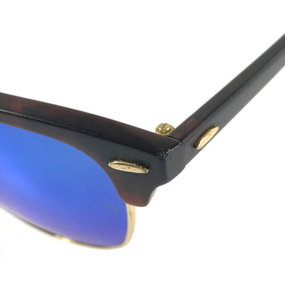 【中古品】【メンズ】 Ray-Ban レイバン CLUBMASTER RB3016 クラブマスター サングラス アイウェア アクセサリー 203-241009-hi-14-tag サイズ：51ロ21 145 カラー：ブラウン/ゴールド 万代Net店