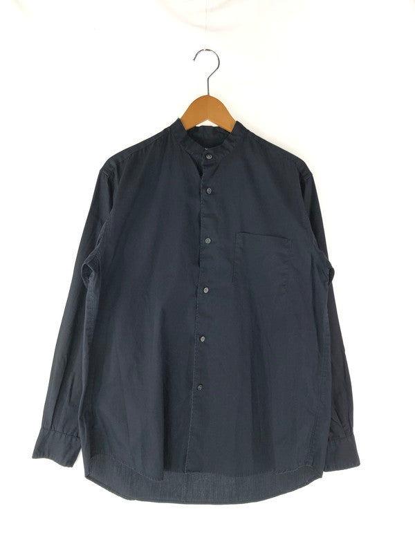 【中古品】【メンズ】 VICTIM ヴィクティム VTM-19-S-008 BAND COLLAR SHIRTS バンドカラーシャツ 長袖シャツ 140-240817-na-1-tag サイズ：ブラック カラー：L 万代Net店