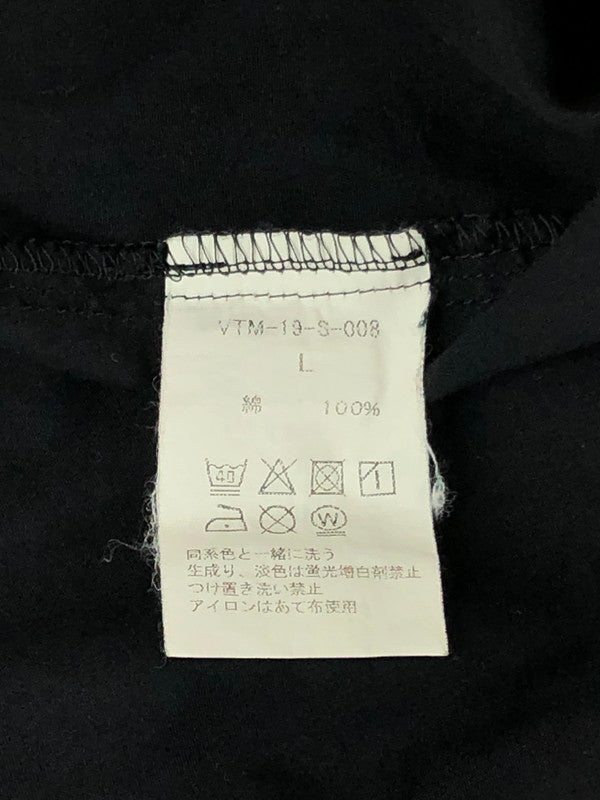 【中古品】【メンズ】 VICTIM ヴィクティム VTM-19-S-008 BAND COLLAR SHIRTS バンドカラーシャツ 長袖シャツ 140-240817-na-1-tag サイズ：ブラック カラー：L 万代Net店