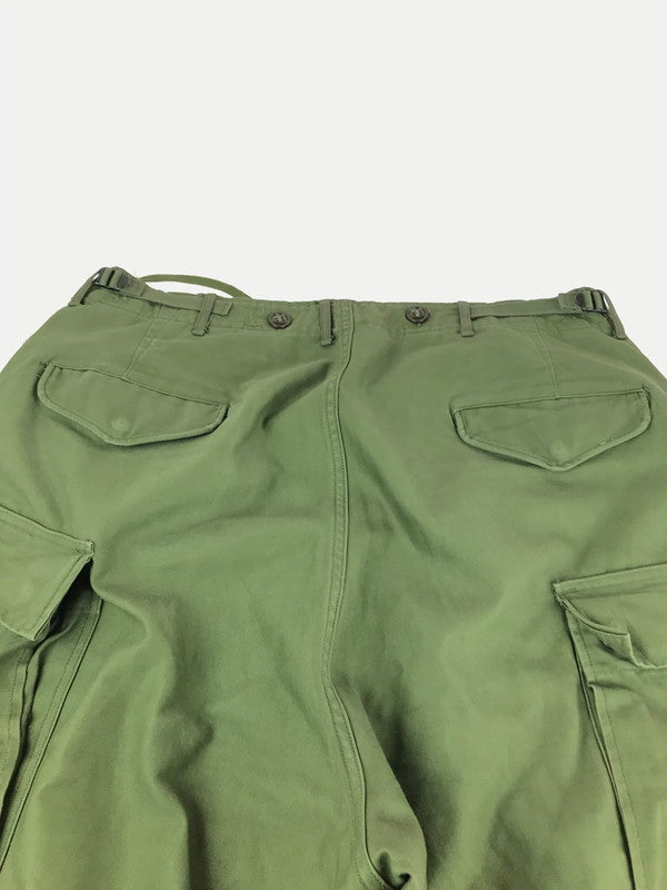 【現状渡し品】【メンズ】  U.S.ARMY アメリカ軍 50S M-51 FIELD PANT 50年代 フィールドパンツ ボトムス 157-240706-mo-15-tag サイズ：LONG-MEDIUM カラー：カーキ 万代Net店