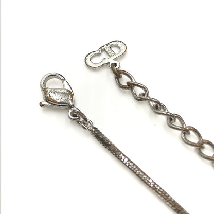 【中古品】【レディース】 Christian Dior クリスチャンディオール トロッターネックレス No.2 アクセサリー ペンダント 182-240710-hi-01-tag カラー：シルバー 万代Net店