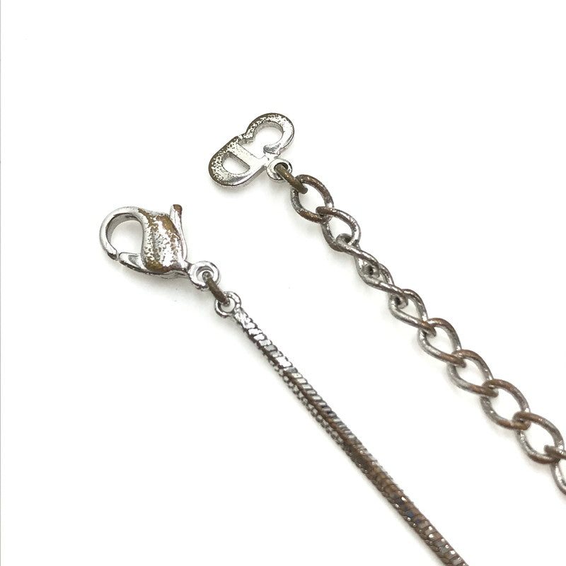 【中古品】【レディース】 Christian Dior クリスチャンディオール トロッターネックレス No.2 アクセサリー ペンダント 182-240710-hi-01-tag カラー：シルバー 万代Net店