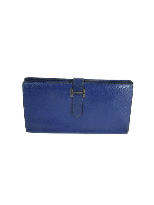 【中古品】【メンズ】 HERMES エルメス ベアンスフレ ロングウォレット 長財布 181-240708-SS-5-tag カラー：BLUE 万代Net店