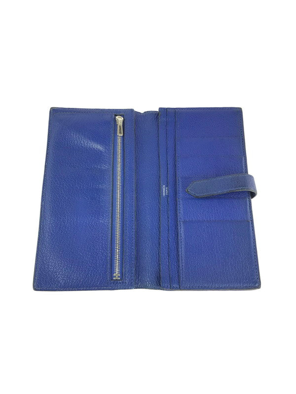 【中古品】【メンズ】 HERMES エルメス ベアンスフレ ロングウォレット 長財布 181-240708-SS-5-tag カラー：BLUE 万代Net店