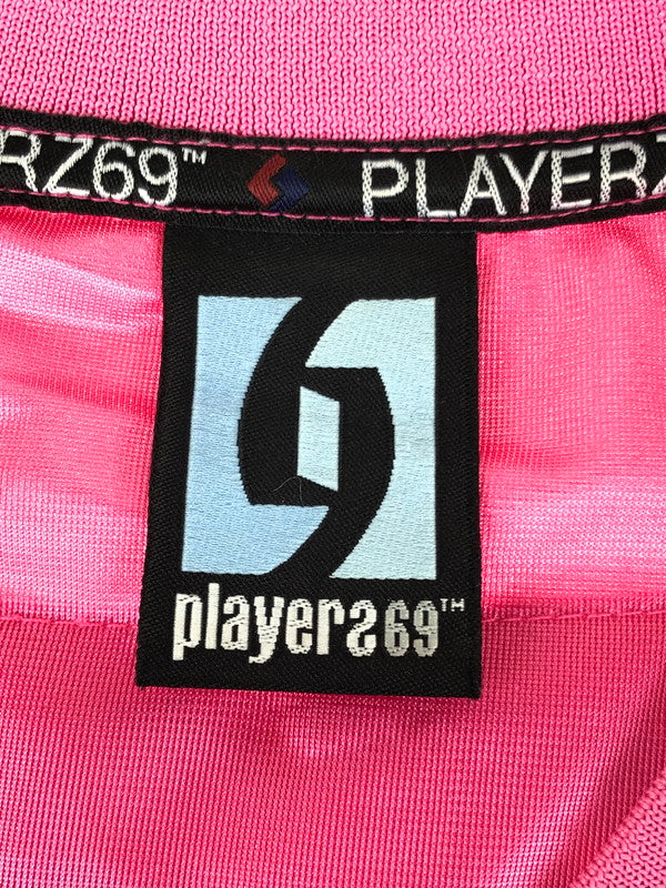 【中古品】【メンズ】  PLAYERZ69 プレイヤーズ69 hockey shirt ホッケーシャツ 半袖 トップス 146-240703-SS-1-tag サイズ：XL カラー：ピンク 万代Net店