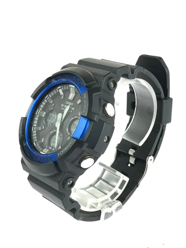 【中古品】【メンズ】 G-SHOCK ジーショック AW-100B-1A2JF タフソーラー クォーツ アクセサリー 腕時計 196-240709-SS-1-tag カラー：BLACK×BLUE 万代Net店