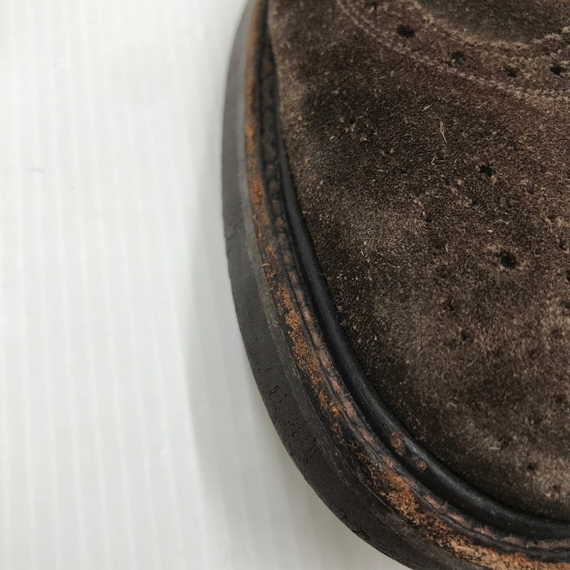 【中古品】【メンズ】 スウェード ウイングチップ 革靴 164-241128-yk-17-tag サイズ：表記なし カラー：ブラウン 万代Net店