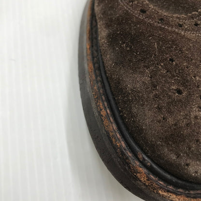 【中古品】【メンズ】 スウェード ウイングチップ 革靴 164-241128-yk-17-tag サイズ：表記なし カラー：ブラウン 万代Net店
