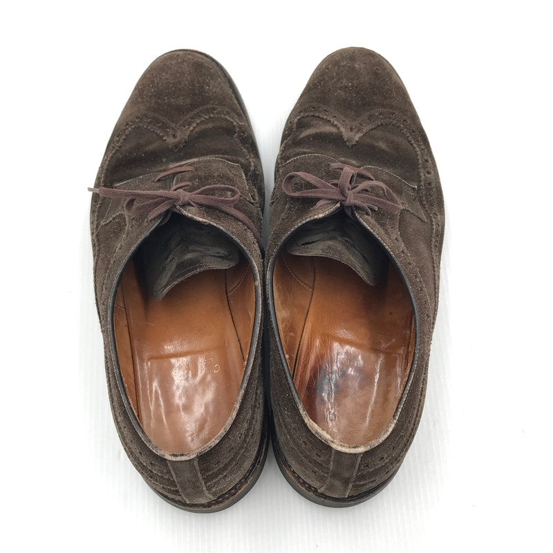【中古品】【メンズ】 スウェード ウイングチップ 革靴 164-241128-yk-17-tag サイズ：表記なし カラー：ブラウン 万代Net店
