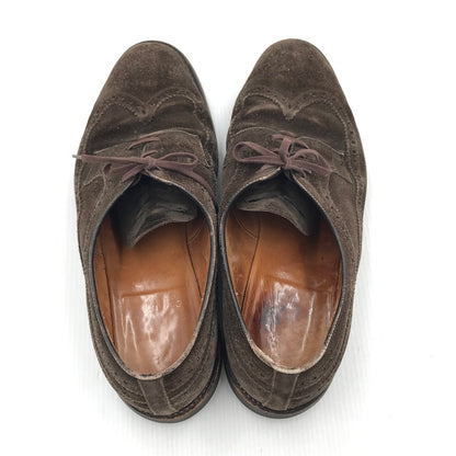 【中古品】【メンズ】 スウェード ウイングチップ 革靴 164-241128-yk-17-tag サイズ：表記なし カラー：ブラウン 万代Net店