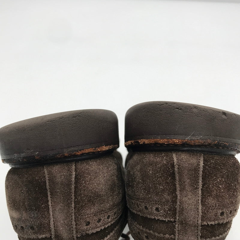 【中古品】【メンズ】 スウェード ウイングチップ 革靴 164-241128-yk-17-tag サイズ：表記なし カラー：ブラウン 万代Net店