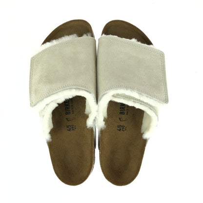 【中古美品】【メンズ】 BIRKENSTOCK ビルケンシュトック × STUSSY ステューシー 1027679 Solana Shearling Slide ソラナ ムートン スライド サンダル 靴 164-240704-SS-9-tag カラー：Bone 万代Net店