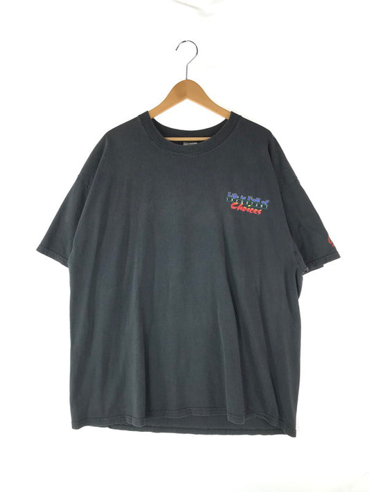 【中古品】【メンズ】  DELTA デルタ LIFE IS FULL OF IMPORTANT CHOICES T-SHIRT ライフ イズ フル オブ インポータント チョイス Tシャツ 半袖 トップス 146-240706-mo-4-tag サイズ：2XL カラー：ブラック 万代Net店