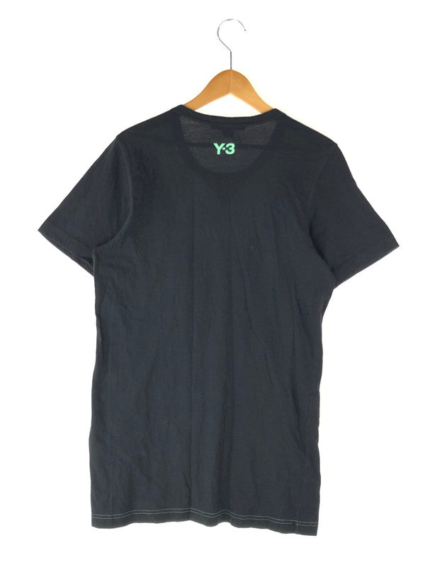 【中古品】【メンズ】 Y-3 ワイスリー FRONT PRINT T-SHIRT S89474 Y字フロント プリントTシャツ 半袖 トップス 140-240709-mo-2-tag サイズ：S カラー：ブラック/グリーン 万代Net店