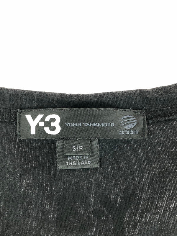 【中古品】【メンズ】 Y-3 ワイスリー FRONT PRINT T-SHIRT S89474 Y字フロント プリントTシャツ 半袖 トップス 140-240709-mo-2-tag サイズ：S カラー：ブラック/グリーン 万代Net店