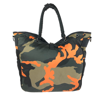 【中古品】【メンズ】 PORTER ポーター 384-08300 PS CAMO 2WAY TOTE BAG 2WAYトートバッグ 鞄 188-240716-SS-3-tag カラー：ウッドランドオレンジ 万代Net店