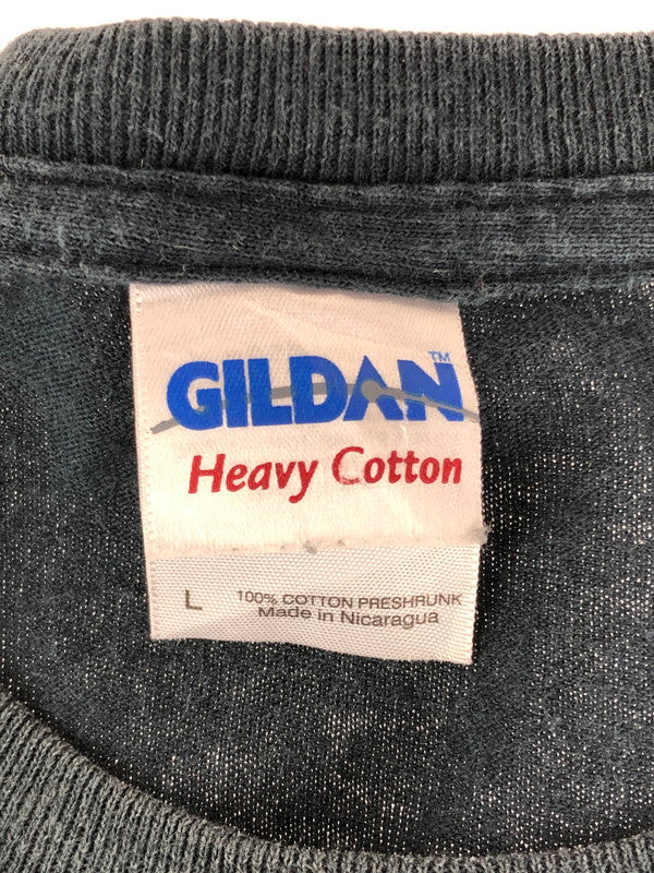 【中古品】【メンズ】 GILDAN ギルダン STEWIE GRIFFIN PRINT TEE ステュ―ウィーグフィン プリントTシャツ 半袖 トップス 146-240710-mo-1-tag サイズ：L カラー：ブラック 万代Net店