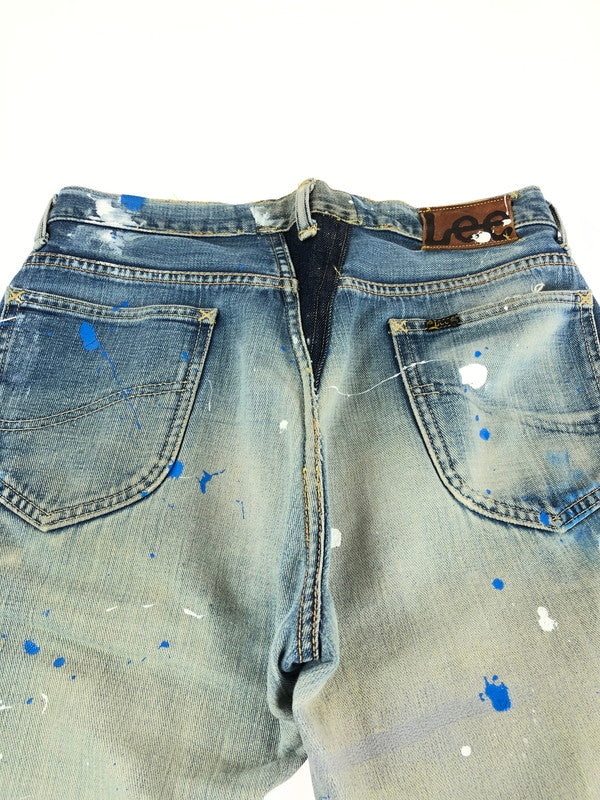 【現状渡し品】【メンズ】 Lee リー 101B 推定60's-70's PATCHWORK REMAKE DENIM PANTS パッチワーク リメイクデニムパンツ ジーンズ 157-240720-hi-8-tag カラー：インディゴ 万代Net店