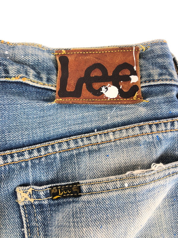 【現状渡し品】【メンズ】 Lee リー 101B 推定60's-70's PATCHWORK REMAKE DENIM PANTS パッチワーク リメイクデニムパンツ ジーンズ 157-240720-hi-8-tag カラー：インディゴ 万代Net店