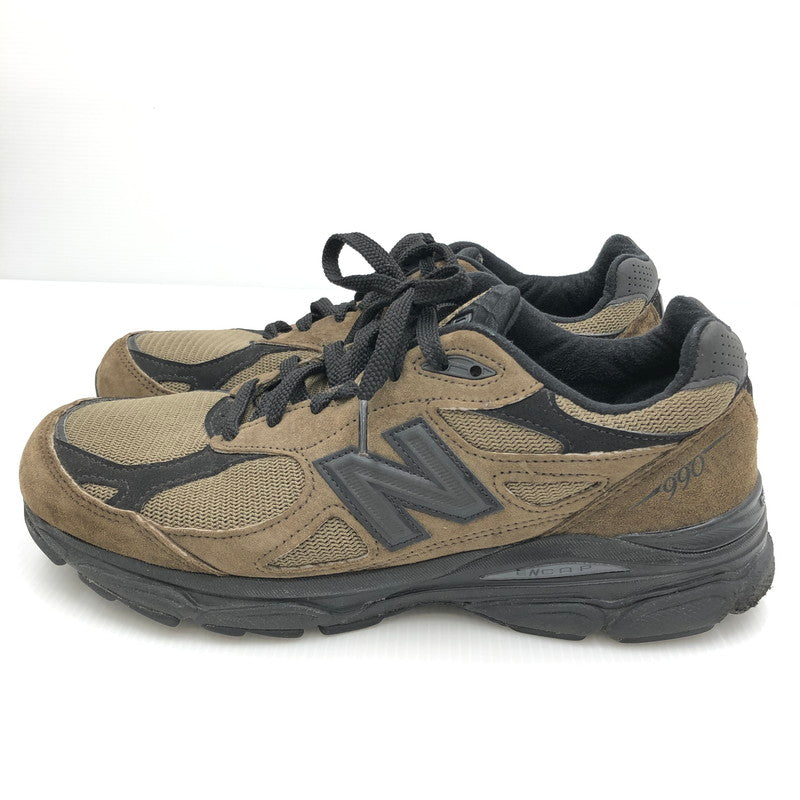 【中古品】【メンズ】  JJJJound ジョウンド × NEW BALANCE ニューバランス 別注 コラボ 990V3 M990JJ3 スニーカー 靴 162-240712-mo-8-tag カラー：SLATE BLACK 万代Net店