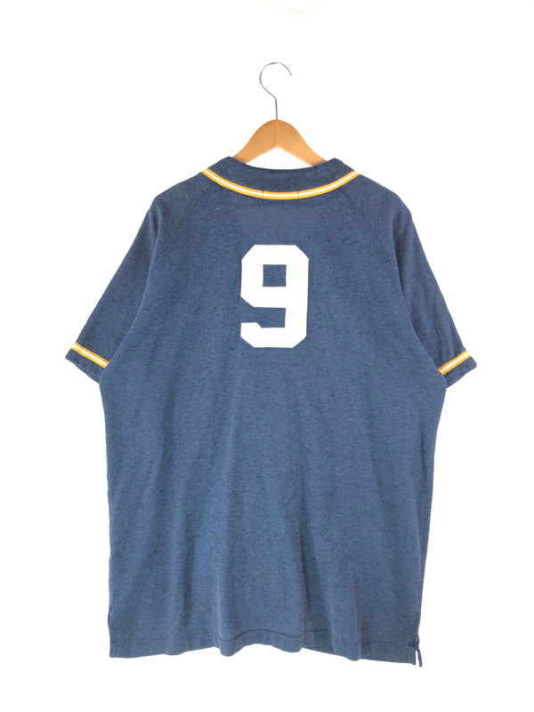 【中古品】【メンズ】 POLO SPORTS ポロスポーツ 90’s BASEBALL SHIRT ベースボールシャツ ジップアップ 146-240714-hi-16-tag サイズ：L カラー：ネイビー 万代Net店