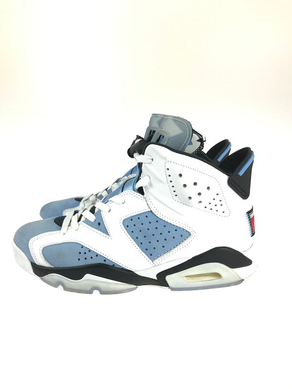 【中古品】【メンズ】 NIKE ナイキ CT8529-410 AIR JORDAN 6 RETRO スニーカー 靴 160-240716-SS-7-tag サイズ：27 カラー：UNIVERSITY BLUE/WHITE-BLACK 万代Net店