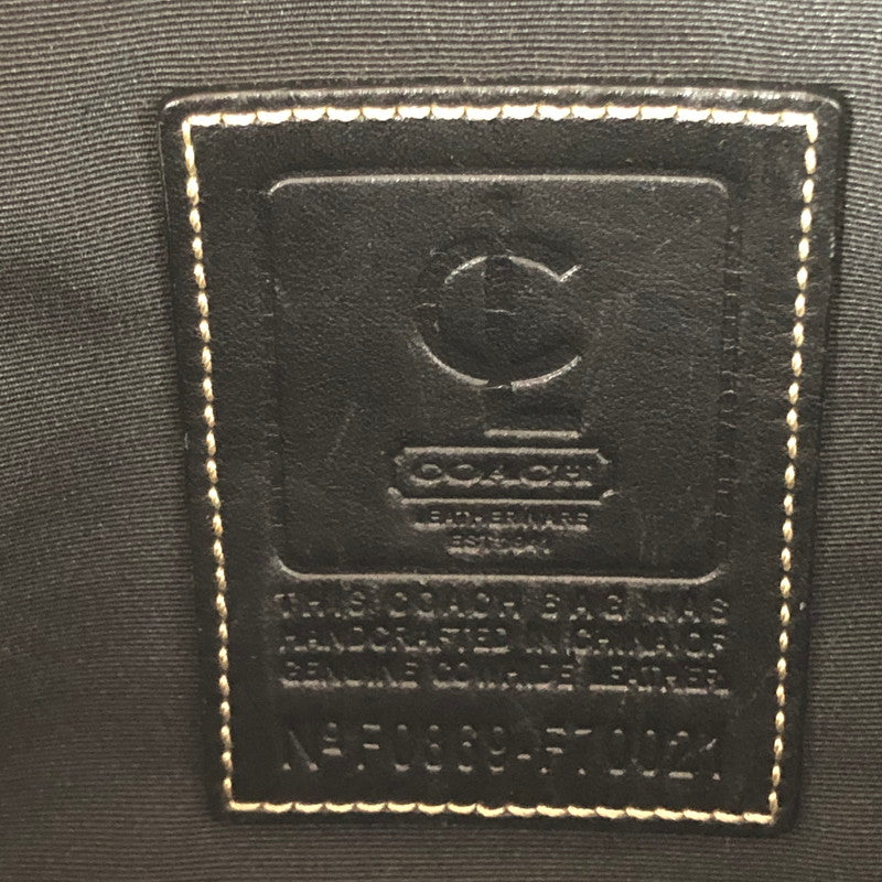 【中古品】【メンズ】 COACH コーチ レガシー レザー ジップコミューター F70021 ブリーフケース ビジネスバッグ カバン 180-240728-hi-8-tag カラー：ブラック 万代Net店