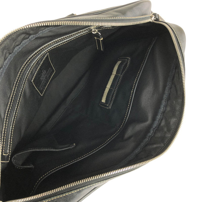 【中古品】【メンズ】 COACH コーチ レガシー レザー ジップコミューター F70021 ブリーフケース ビジネスバッグ カバン 180-240728-hi-8-tag カラー：ブラック 万代Net店