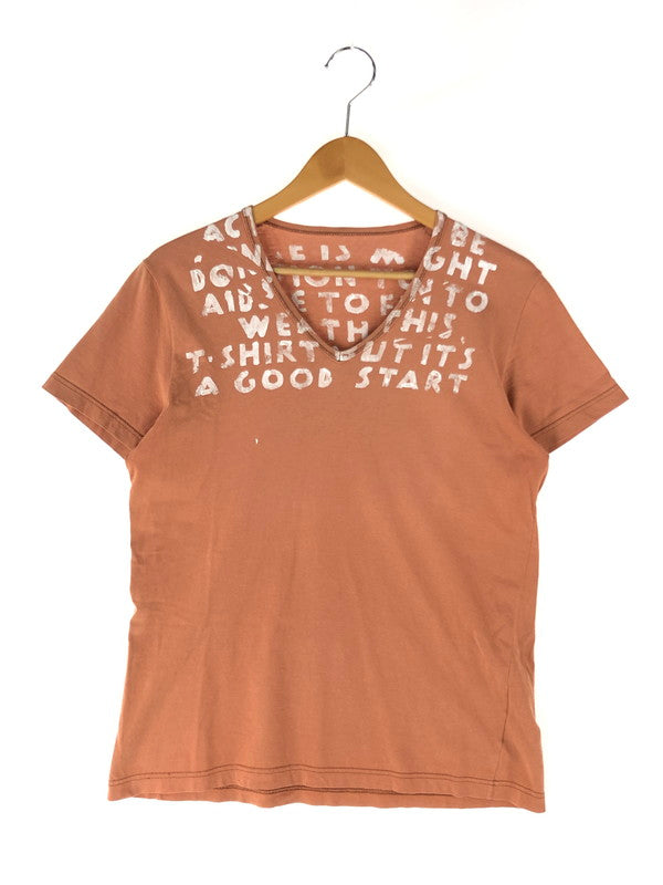 【中古品】【メンズ】  MAISON MARTIN MARGIELA メゾン マルジェラ 90S Orizzonti tag 90Sオリゾンティタグ aids t-shirt エイズTシャツ Tシャツ 141-240718-SS-7-tag カラー：ブラウン 万代Net店