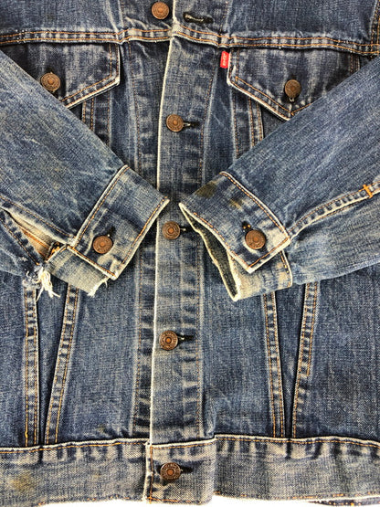 【中古品】Levi's リーバイス  70'S DENIM JACKET 70505 40TH VINTAGE 70年代 デニム ジャケット ヴィンテージ ライトアウター 146-240723-yk-7-tag カラー：インディゴ 万代Net店