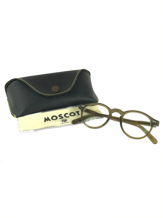 【中古品】【メンズ/レディース】 MOSCOT モスコット  × TODD SNYDER トッド スナイダー 別注 コラボ カプセルコレクション MILTZEN ミルツェン 度入り メガネ 服飾雑貨 203-240725-yk-9-tag サイズ：44 カラー：CAMOUFLAGE 万代Net店