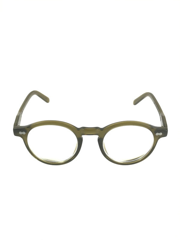 【中古品】【メンズ/レディース】 MOSCOT モスコット  × TODD SNYDER トッド スナイダー 別注 コラボ カプセルコレクション MILTZEN ミルツェン 度入り メガネ 服飾雑貨 203-240725-yk-9-tag サイズ：44 カラー：CAMOUFLAGE 万代Net店