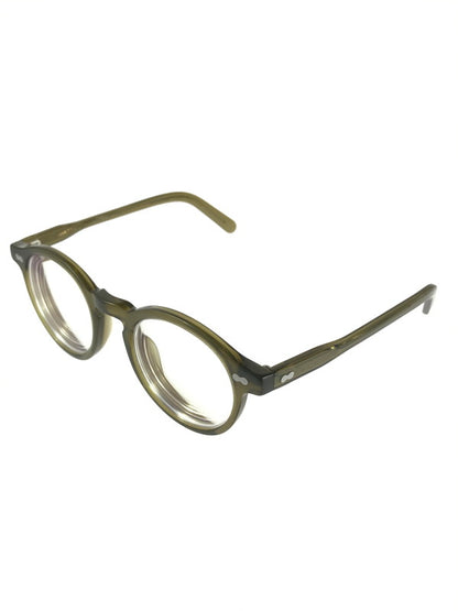 【中古品】【メンズ/レディース】 MOSCOT モスコット  × TODD SNYDER トッド スナイダー 別注 コラボ カプセルコレクション MILTZEN ミルツェン 度入り メガネ 服飾雑貨 203-240725-yk-9-tag サイズ：44 カラー：CAMOUFLAGE 万代Net店