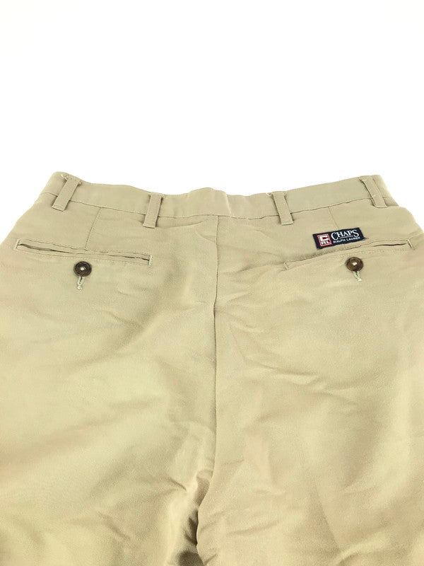 【中古品】【メンズ】  CHAPS RALPH LAUREN チャップス ラルフローレン 5942R 2 TUCK PANTS 2タックパンツ ボトムス 157-240720-hi-8-tag サイズ：W31 カラー：ベージュ 万代Net店